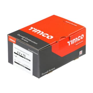 TIMCO Drywall Self-Drilling Bugle Head Silver Screws - 4.2 x 75