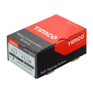 Timco Self-Tapping Screws PZ Pan Zinc  - 8 x 2