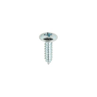 Timco Metal Tapping Screws PZ Flange Self-Tapping Zinc  - 8 x 5/8