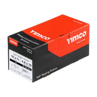 TIMCO Self-Drilling Light Section Silver Screws - 10 x 5/8