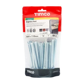 TIMCO Express Nails Silver - 8.0 x 110