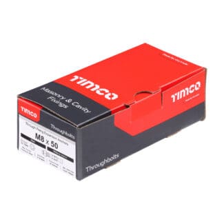 TIMCO Throughbolts Silver - M8 x 50