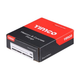 TIMCO Lipped Drop In Anchors Silver - M8