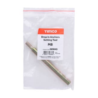 TIMCO Drop In Anchors Setting Tools - M8