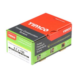 TIMCO Timber Screws Hex Flange Head Exterior Green - 6.7 x 100