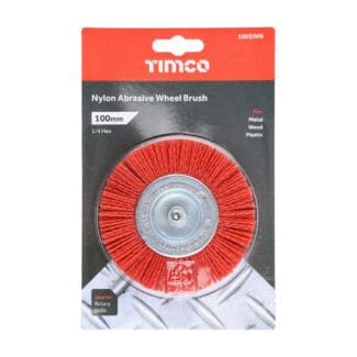 TIMCO Drill Wheel Brush Nylon - 100mm