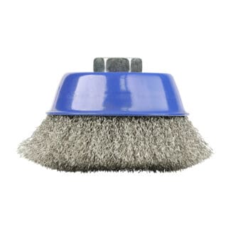 TIMCO Angle Grinder Cup Brush Crimped Stainless Steel - 100mm