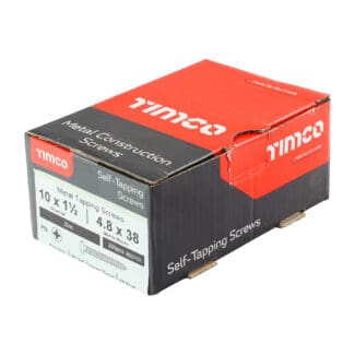 Timco Self-Tapping Screws PZ Pan Zinc  - 10 x 1 1/2
