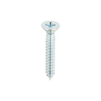 Timco Metal Tapping Screws PZ Countersunk Self-Tapping Zinc  - 10 x 1 1/4