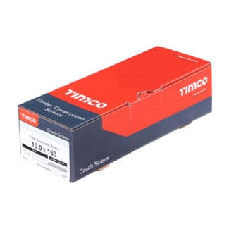 TIMCO Coach Screws Hex Head Silver  - 10.0 x 160