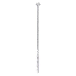 TIMCO Heavy Duty Timber Screws Hex Flange Head Exterior Silver - 10 x 160