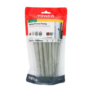 TIMCO Nylon Frame Fixings - 10.0 x 160