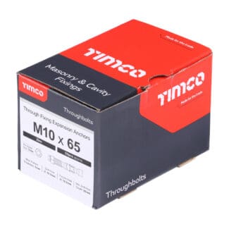 TIMCO Throughbolts Silver - M10 x 65