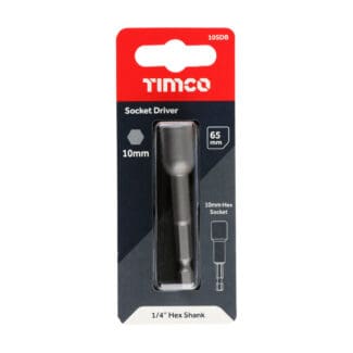 TIMCO Magnetic Socket Driver S2 - 10 x 65