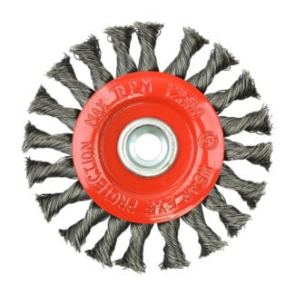 TIMCO Angle Grinder Wheel Brush Twisted Knot Steel Wire - 115mm