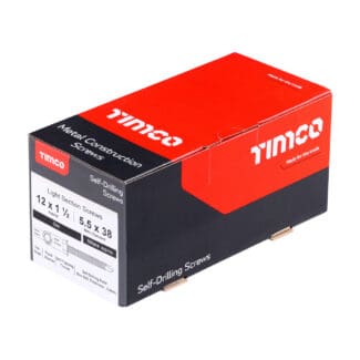 TIMCO Self-Drilling Light Section Silver Screws - 12 x 1 1/2