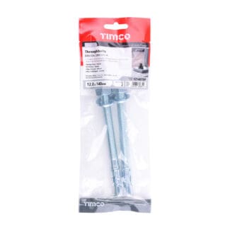 TIMCO Throughbolts Silver - M12 x 140