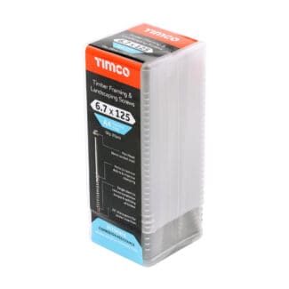 TIMCO Timber Screws Hex Flange Head A4 Stainless Steel - 6.7 x 125