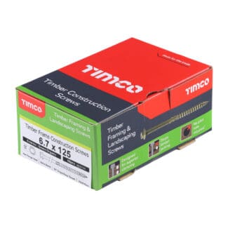 TIMCO Timber Screws Hex Flange Head Exterior Green - 6.7 x 125