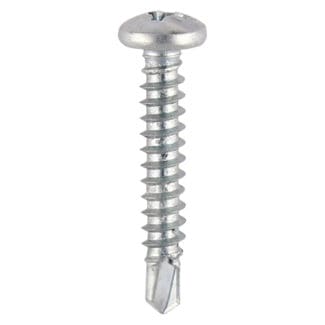 TIMCO Window Fabrication Screws Pan PH Self-Tapping Thread Self-Drilling Point Zinc - 4.2 x 13