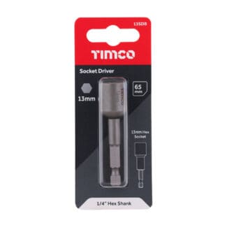 TIMCO Magnetic Socket Driver S2 - 13 x 65