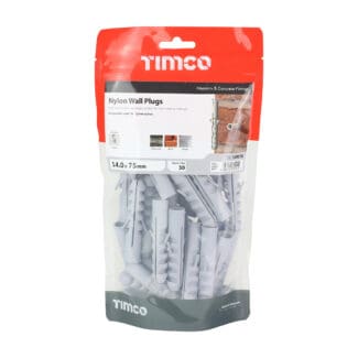 Timco Nylon Plugs  - 14.0 x 75