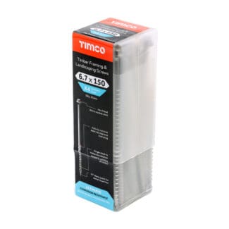 TIMCO Timber Screws Hex Flange Head A4 Stainless Steel - 6.7 x 150