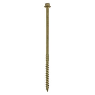 Timco Timber Frame Construction & Landscaping Screws Hex Exterior Green Organic  - 6.7 x 150