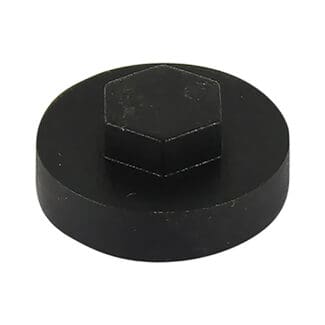 TIMCO Hex Head Cover Caps Black - 16mm