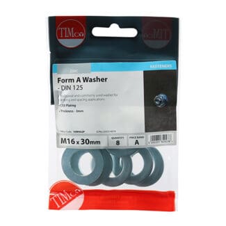 TIMCO Form A Washers DIN125-A Silver - M16