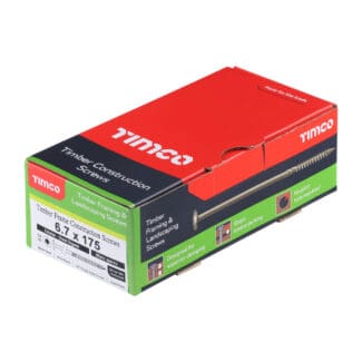 TIMCO Wafer Head Exterior Green Timber Screws  - 6.7 x 175