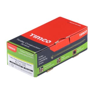 TIMCO Timber Screws Hex Flange Head Exterior Green - 6.7 x 175