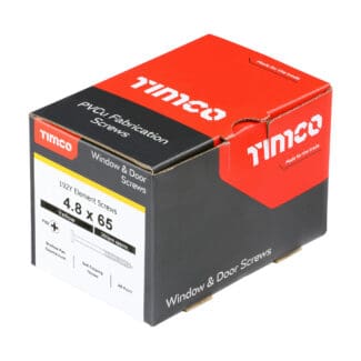 TIMCO Element Screws Shallow Pan Countersunk PH Self-Tapping Thread AB Point Yellow - 4.8 x 65