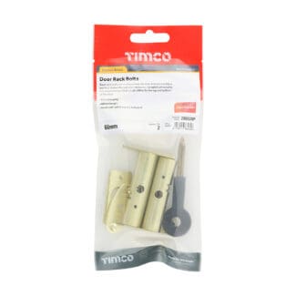 Timco Door Rack Bolts Electro Brass  - 60mm