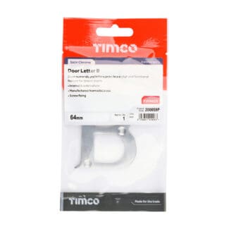 Timco Door Letter B Satin Chrome  - 64mm
