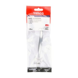 Timco Fleur De Lys Pull Handle Satin Chrome  - 178mm