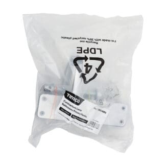 Timco Contractors Lever Bathroom|Privacy Handles Satin Anodised Aluminium  - 154 x 40