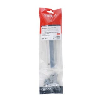 Timco Architectural Flat Section Bolt Polished Chrome  - 210 x 35mm