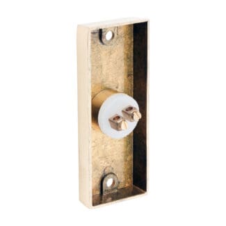 Timco Traditional Door Bell Push Polished Brass  - 80 x 31