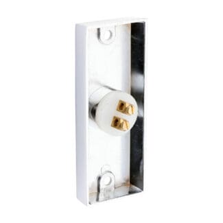 Timco Traditional Door Bell Push Polished Chrome  - 80 x 31