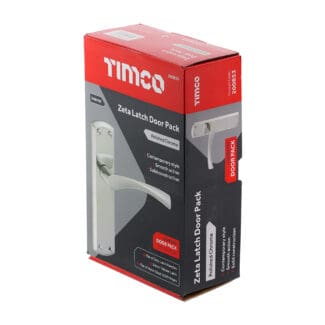 Timco Zeta Latch Door Pack Polished Chrome  - Mixed