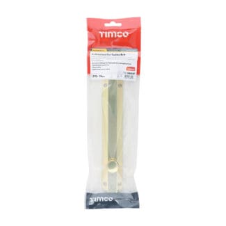 Timco Architectural Flat Section Bolt Polished Brass  - 210 x 35mm