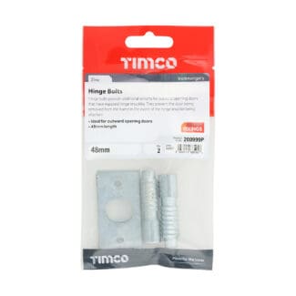 Timco Hinge Bolts Zinc  - 48mm