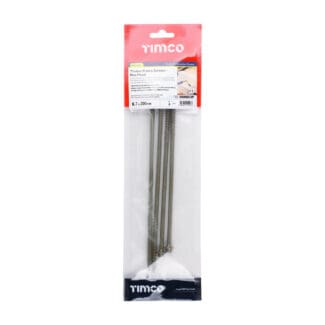 Timco Timber Frame Construction & Landscaping Screws Hex Head Exterior Organic Green  - 6.7 x 200