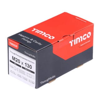 TIMCO Throughbolts Silver - M20 x 130