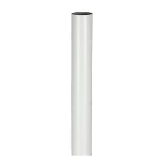 TIMCO Wardrobe Rail Round White - 25 x 1219