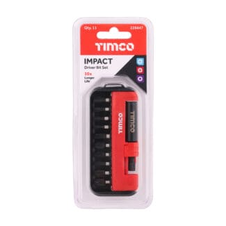 TIMCO X6 11pc Impact Bit Set - 11pc