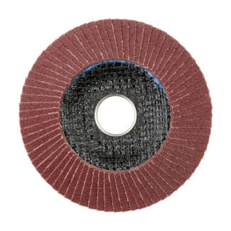 Timco Set of Flap Discs Aluminium Oxide Type 29 Conical 120 Grit  - 115 x 22.23