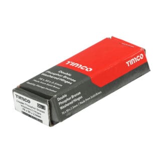 TIMCO Double Phosphor Bronze Washered Brass Hinges Bronze - 76 x 50