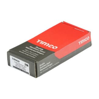 TIMCO Double Stainless Steel Washered Brass Hinges Satin Chrome - 102 x 75